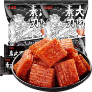 plus会员：比比赞 素大刀肉 辣条 228g*6件