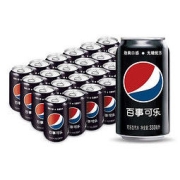 pepsi 百事 可乐无糖 碳酸汽水饮料330*24罐