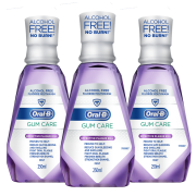 Oral-B 欧乐B 薄荷味漱口水 250ml*3瓶装*2件