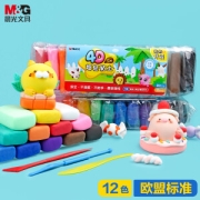 M&G 晨光 AKE03986 4D超轻粘土 12色 单袋装