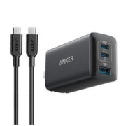 Anker 安克 A2332 氮化镓 65W三口充电器 1.5米数据线套装