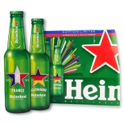 PLUS会员、临期品：Heineken 喜力 经典风味黄啤 万国版250ml*24瓶整箱*3件242.25元包邮、合80.82元/件