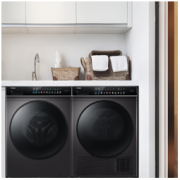 Haier 海尔 晶彩系列 EG100BDC189SU1+GBN100-189U1 热泵式洗烘套装 玉墨银