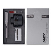 LAMY 凌美 Al-star恒星 钢笔 EF尖 银灰色 礼盒装（含墨水+吸墨器+墨胆）