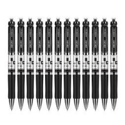 deli 得力 33388 按动中性笔 黑色 0.5mm 12支装