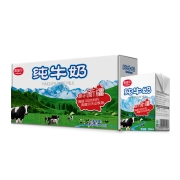 麦趣尔 纯牛奶 白砖200ml*20盒*3件