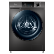 618预售：Midea 美的 滚筒洗衣机全自动10公斤变频 感应式净螨除菌 智能投放 快净系列 MG100V58WIT 以旧换新