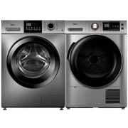 618预售：Midea 美的 MG100VC133WY+MH90-H03Y 洗烘套装 10+9