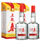 五粮春 50%vol 浓香型白酒 500ml*2瓶 双支装