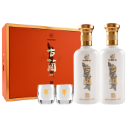 郎酒 古蔺1987澄心吉祥 浓香型白酒 52度 500ml*2瓶 礼盒装+赠顺品郎 280ml/瓶