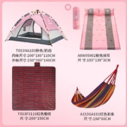 CAMEL 骆驼 户外帐篷四件套（帐篷+气垫床+野餐垫+吊床）