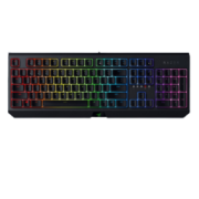 RAZER 雷蛇 黑寡妇蜘蛛幻彩版 104键 有线机械键盘 黑色 雷蛇绿轴 RGB
