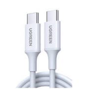 UGREEN 绿联 US264 双Type-C 60W 数据线 TPE 1m 白色