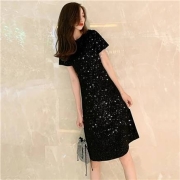 Oici 女士连衣裙 闪闪星空