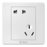 BULL 公牛 G07Z223A 斜五孔插座 象牙白 10只装