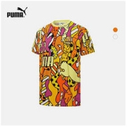 14日0点：PUMA 彪马 BRITTO联名 AOP 中性款印花T恤 532235