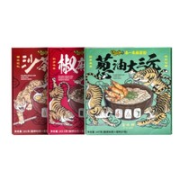 富味乡 葱油椒麻沙茶芝麻拌面 621g*3盒