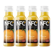 PLUS会员：NONGFU SPRING 农夫山泉 NFC果汁（冷藏型）鲜榨橙汁 300ml*4瓶*6件