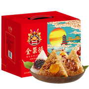 quanjude 全聚德 经典粽子 蜜枣280g+肉粽280g+豆沙280g