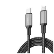 nubia 努比亚 PA1111 MFi认证 Type-C转Lightning 20W 数据线 编织 0.25m 黑色