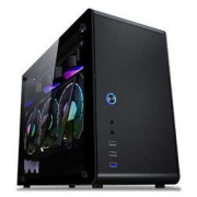 雷匠 R-i3 ITX机箱 全侧透 黑色