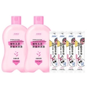 【妇炎洁旗舰店】2瓶90ml+送4袋内裤洗衣液