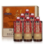 利群 茅台镇53度酱香型白酒 整箱6瓶装+3个手提袋