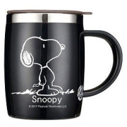 SNOOPY 史努比 DP-5002H 保温杯 420ml 黑色