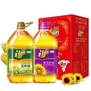 福临门 食用油 全程可追溯 葵花籽油+玉米油品质套装3.09L*2 京东JOY