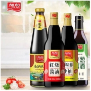 17日0点：JIAJIA 加加 调味料组合 共2215ml（南沙蚝油+红烧酱油+鲜味鲜生抽+姜葱料酒）