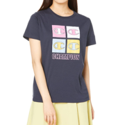 L码！日版 Champion 冠军牌  CW-U304 女士印花短袖T恤  含税到手￥81.78