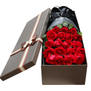 PLUS会员：莱一刻 19朵红玫瑰礼盒 520礼物145元