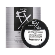 日本原产 参天 FX NEO 银装清凉型眼药水 12ml*3瓶 缓解眼疲劳