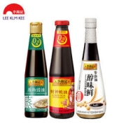 李锦记 财神蚝油510g+蒸鱼豉油410ml+零添加酱油500ml