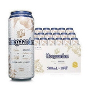 Hoegaarden 福佳 小麦白啤酒 精酿啤酒 500ml*18听