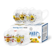 聚划算百亿补贴：DR.ROOS 袋鼠医生 emoji联名 一次性医用外科口罩 灭菌 50只