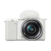 618预售：SONY 索尼 ZV-E10 APS-C画幅 微单相机 白色 E PZ 16-50mm F3.5 OSS 变焦镜头 套机