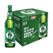 有券的上：PEARL RIVER 珠江啤酒 10度 纯生啤酒 600ml*12瓶36.9元（需买2件，共73.8元，双重优惠）