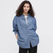 UNIQLO 优衣库 女装全棉长衬衫 448443
