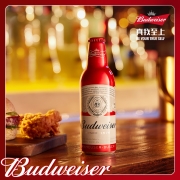 临期特价！355mlx2瓶 Budweiser百威 经典铝瓶啤酒