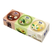 plus会员：yili 伊利 甄稀 海盐牛油果+榛果+黑巧克力口味90g*3杯*5件+伊利小V筒20g*8支*2件