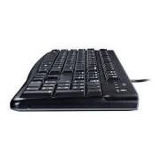 logitech 罗技 K120 104键 有线薄膜键盘 黑色