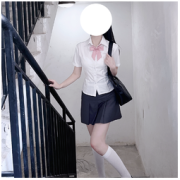 刺篇 JK制服 基础款 短袖修身衬衫