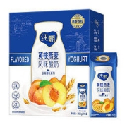 88VIP：MENGNIU 蒙牛 纯甄 燕麦黄桃果粒 风味酸奶 200g*10包