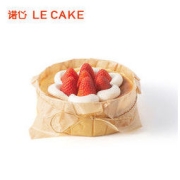 LE CAKE 诺心 草莓巴斯克 流心芝士蛋糕 2-4人食