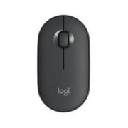 logitech 罗技 Pebble 2.4G蓝牙 优联 双模无线鼠标 1000DPI 石墨黑