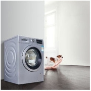 BOSCH 博世 静效系列 XQG100-WAP242682W 滚筒洗衣机 10kg 银色