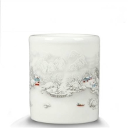 欢畅 景德镇陶瓷器小花瓶摆件 雪景笔筒  多款可选5.22元包邮+28淘金币（需店铺首单礼金）