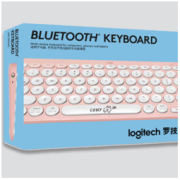 logitech 罗技 K380 79键 蓝牙无线薄膜键盘 可妮兔 无光