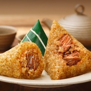 PLUS会员：真真老老 栗子肉粽 100g*9只